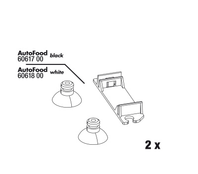 JBL AutoFood BLACK Suction cup set - Комплект присосок для автокормушки, черный, 2 шт.